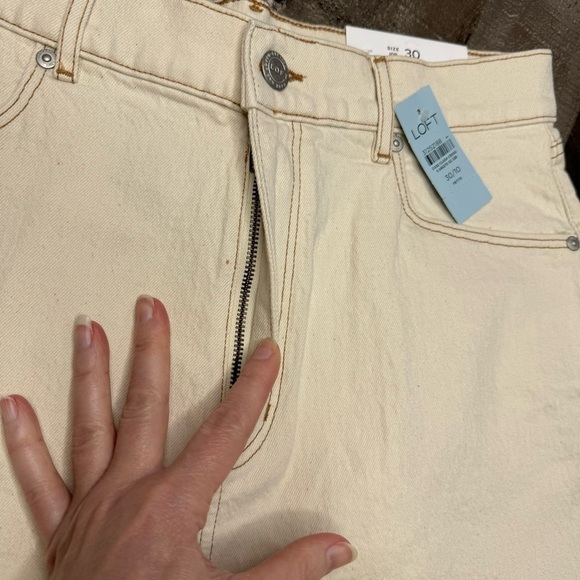 NWT LOFT Denim Shorts size 30/10 petite - Picture 4 of 10